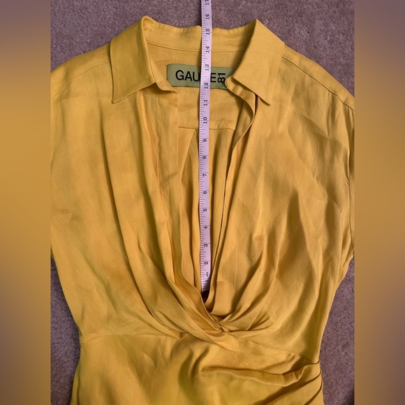 Gauge81 NAHA LINEN linen draped shirt mini dress - Small. EUC. - Picture 6 of 13